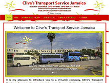 Tablet Screenshot of clivestransportservicejamaica.com